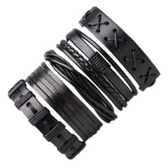 Leather Set Bracelet