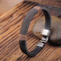 Hemp Leather Bracelet
