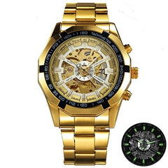 Men's Mechanical Golden Watch
