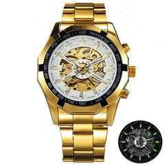 Men's Mechanical Golden Watch