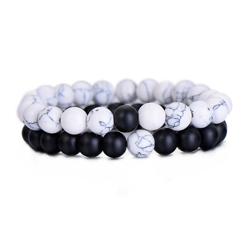 Yin Yang Natural Bracelet Set