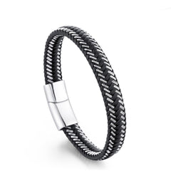 Luxury Leather Men's Bracelet