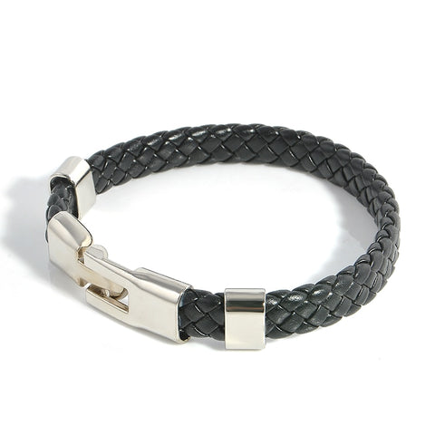 Magnetic Leather  Bracelet
