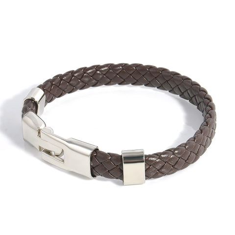Magnetic Leather  Bracelet